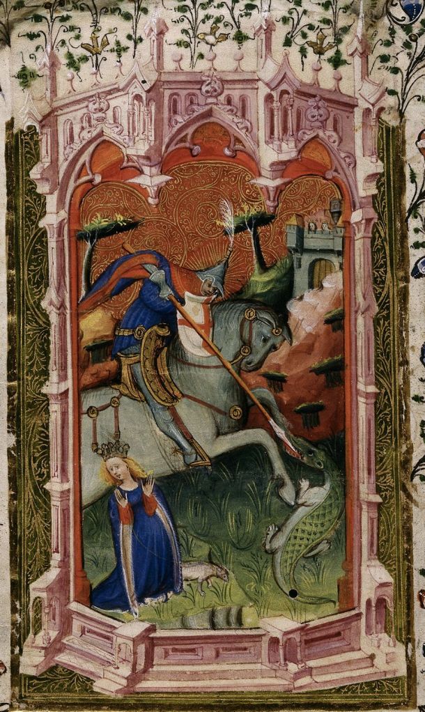 St George in British Library MS Royal 2 A XVIII