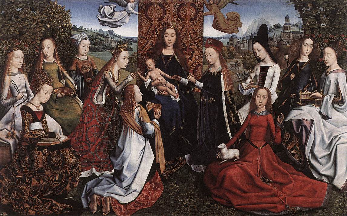 famous medieval paintings of women
