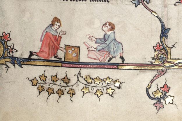 Dice games in Oxford, Bodleian Library MS Bodley 264.
