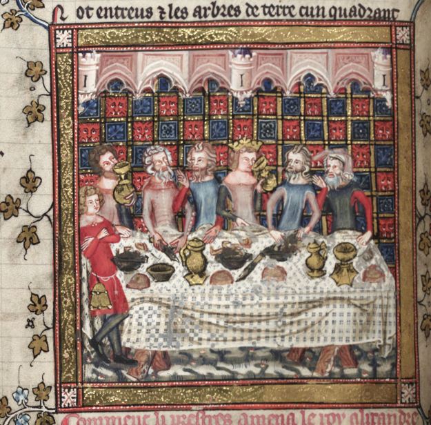 Feasting in Oxford, Bodleian Library MS Bodley 264.