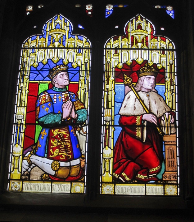 Richard, duke of York, and his son Edward IV. Ludlow Church.