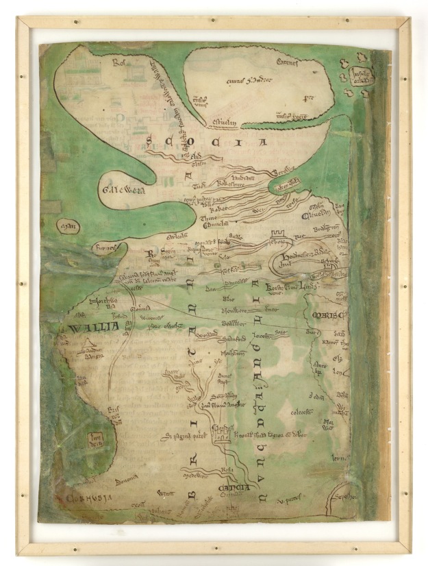 Matthew Paris's Map of Britain in British Library Royal 14 C vii (f. 5v) 